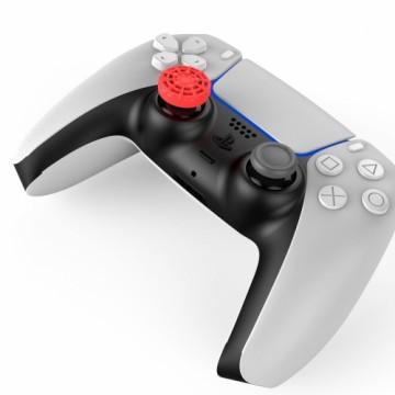 iPega P5029 Silicone Thumb Caps for PS5|PS4 4pcs Red|Blue