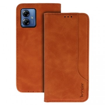 Wonder Prime Case for Motorola Moto G14 brown