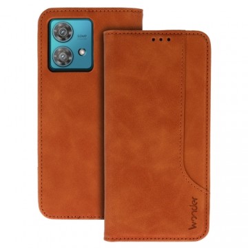 Wonder Prime Case for Motorola Edge 40 Neo brown