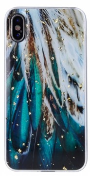 Fusion Accessories Fusion Gold Glam Feathers силиконовый чехол для Samsung A556 Galaxy A55 5G