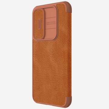 Nillkin Qin Book PRO Case for Samsung Galaxy A55 5G Brown