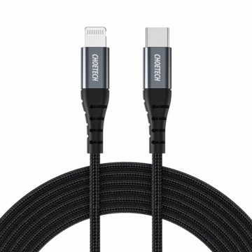 Choetech IP0039 USB-C | Lightning MFi cable, 1.2m long - black