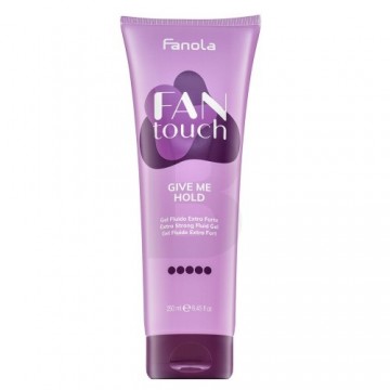 Fanola Fan Touch Give Me Hold Extra Strong Fluid Gel hair gel for extra strong hold 250 ml