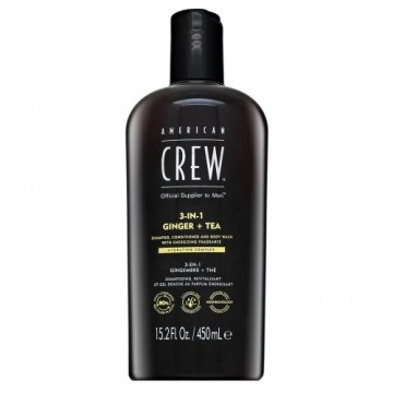 American Crew 3-in-1 Ginger + Tea Shampoo, Conditioner and Shower Gel 450 ml