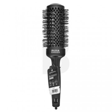 Olivia Garden Expert Blowout Shine Round Brush Black 45 mm matu suka melna