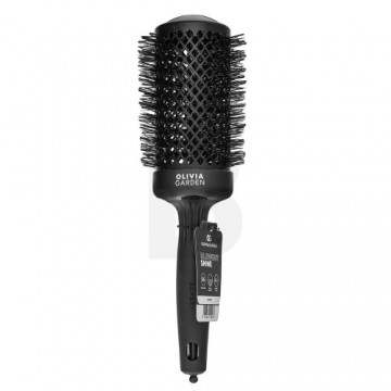 Olivia Garden Expert Blowout Shine Round Brush Black 55 mm matu suka