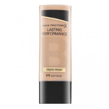 Max Factor Lasting Performance Ilgnoturīgs grims 111 Deep Beige ilgnoturīgs grims vienotai un mirdzošai sejas ādai 35 ml