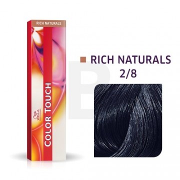 Wella Professionals Color Touch Rich Naturals profesionālā demi-permanentā matu krāsa ar daudzdimensiju efektu 2|8 60 ml