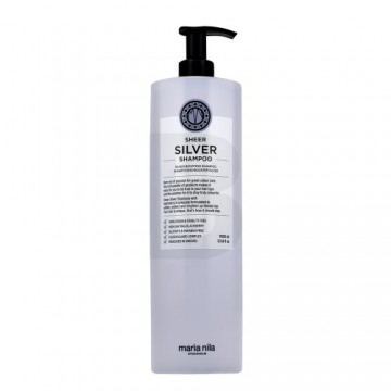 Maria Nila Sheer Silver Shampoo nourishing shampoo for platinum blonde and grey hair 1000 ml