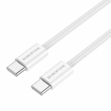 Borofone Cable BX104 Primo - Type C to Type C - 60W 3A 1 metre white