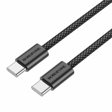 Borofone Cable BX104 Primo - Type C to Type C - 60W 3A 1 metre black