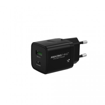 Amazing Thing Wall charger Speed Pro EUPD20WB - USB + Type C - QC 3.0 PD 20W 3A black