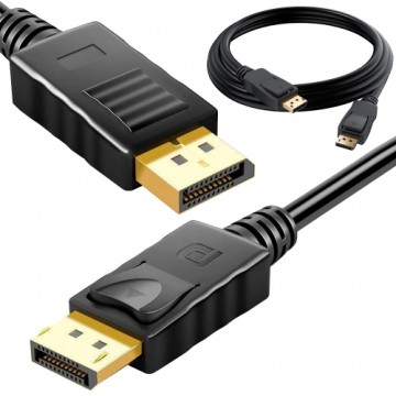 Fusion DisplayPort to DisplayPort cable 2m black