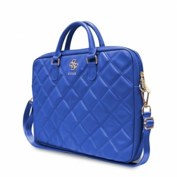 Guess Torba GUCB15ZPSQSSGB 16" niebieski|blue Quilted 4G