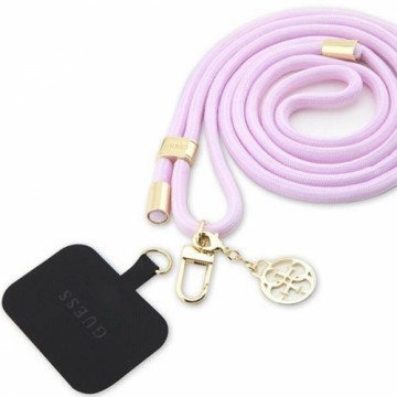 Guess GUOUCNMG4EU Universal CBDY Cord pasek liliowy|lila Nylon 4G Metal Charm