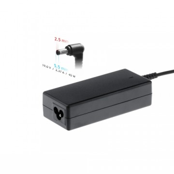 Akyga notebook power supply (19 V | 2,37 A | 45 W | 5,5x2,5mm) AK-ND-61