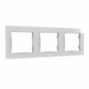 Switch frame triple Shelly (white)