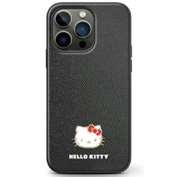 Hello Kitty HKHCZF5PGHDLMK Z Flip5 F731 czarny|black hardcase Metal Logo Kitty Head