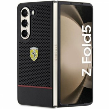 Ferrari FEHCZFD5PSEK Z Fold5 F946 czarny|black hardcase Perforated Line