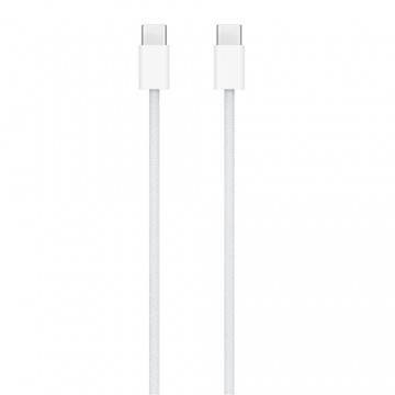 iPhone Braided Data Cable USB-C|USB-C 1m White OEM (Bulk)