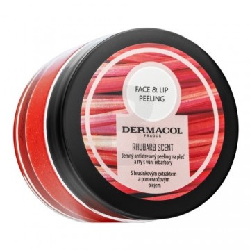 Dermacol Face & Lip Peeling Rhubarb Scent Peeling 50 ml