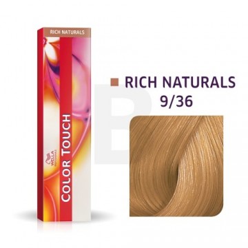 Wella Professionals Color Touch Rich Naturals profesionālā demi-permanentā matu krāsa ar daudzdimensiju efektu 9|36 60 ml