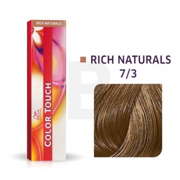 Wella Professionals Color Touch Rich Naturals profesionālā demi-permanentā matu krāsa ar daudzdimensiju efektu 7|3 60 ml