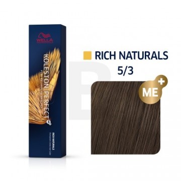 Wella Professionals Koleston Perfect Me+ Rich Naturals профессиональный перманентный цвет волос 5|3 60 мл