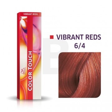 Wella Professionals Color Touch Vibrant Reds profesionālā demi-permanentā matu krāsa ar daudzdimensiju efektu 6|4 60 ml