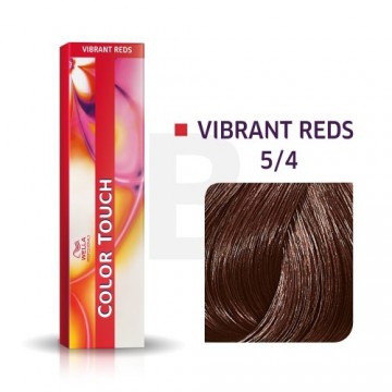 Wella Professionals Color Touch Vibrant Reds profesionālā demi-permanentā matu krāsa ar daudzdimensiju efektu 5|4 60 ml