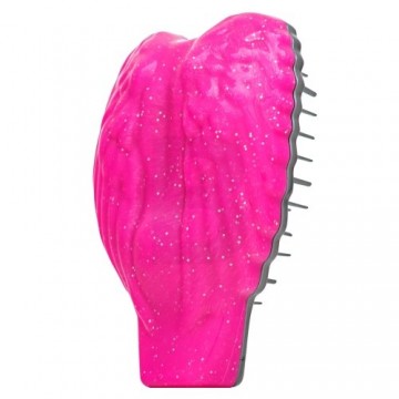 Tangle Angel Re:Born Compact Antibacterial Hairbrush Pink for easy detangling