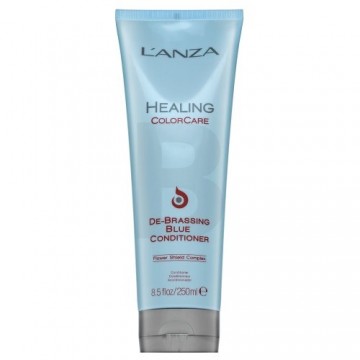 L'ANZA Healing ColorCare De-Brassing Blue Conditioner tinted conditioner for brown shades 250 ml