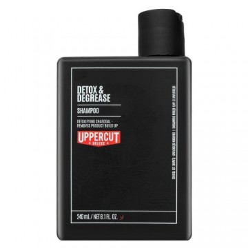 Uppercut Deluxe Detox & Degrease Shampoo attīrošs šampūns ātri taukainiem matiem 240 ml