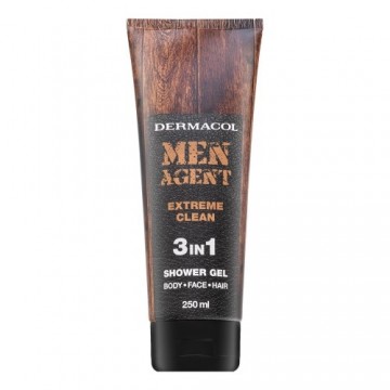 Dermacol Men Agent Shower Gel Extreme Clean 3in1 Shower Gel 250 ml