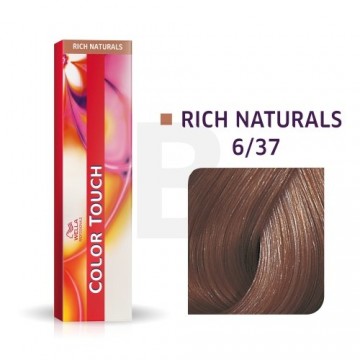 Wella Professionals Color Touch Rich Naturals профессиональная демиперманентная краска для волос с многомерным эффектом 6|37 60 мл