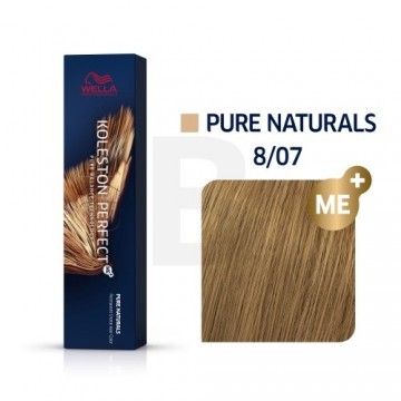 Wella Professionals Koleston Perfect Me+ Pure Naturals professional permanent hair color 8|07 60 ml