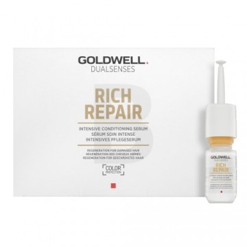 Goldwell Dualsenses Rich Repair Интенсивная кондиционирующая сыворотка для волос для сухих и поврежденных волос 12 x 18 мл