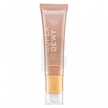 Makeup Revolution Super Dewy Skin Tint Mitrinošs krēms - vidējs 55 ml