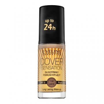 Eveline Cover Sensation SPF10 Long-Lasting Foundation 108 Sand 30 ml