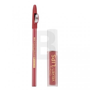 Eveline Evelīna OH! My Velvet Lips Matt Lip Kit 13 Brownie Biscotti matētam efektam 4,5 ml