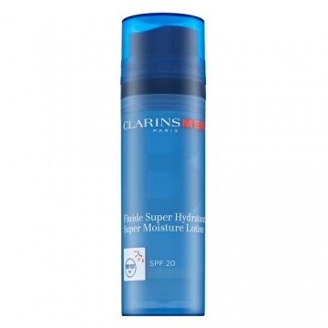 Clarins Men Mitrinošs un aizsargājošs fluīds Super mitrinošs losjons SPF20 50 ml