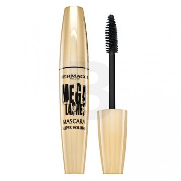 Dermacol Mega Lashes skropstu tuša Super Volume skropstu pieaudzēšanai un apjomam Melna 13 ml