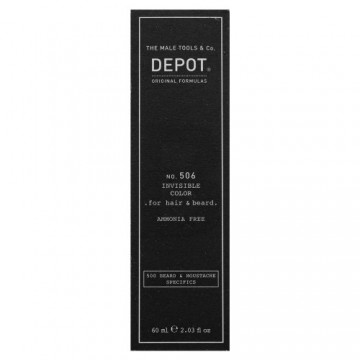 Depot Nr. 506 Invisible Color daļēji noturīga matu un bārdas krāsa Natural Titanium 60 ml