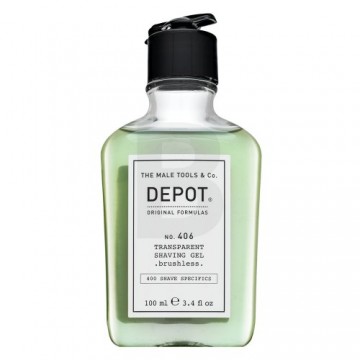 Depot Skūšanās želeja Nr. 406 caurspīdīga skūšanās želeja 100 ml