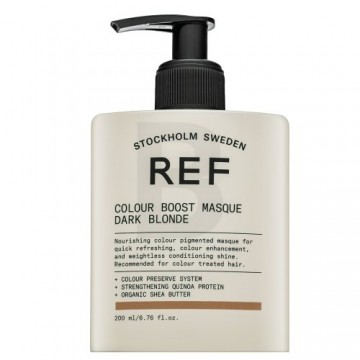 REF Colour Boost Masque barojoša maska ar krāsu pigmentiem tumši gaišas blondas ādas krāsas atjaunošanai 200 ml