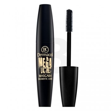 Dermacol Mega Lashes Mascara Dramatic Look for eyelash extensions and volume Black 13 ml