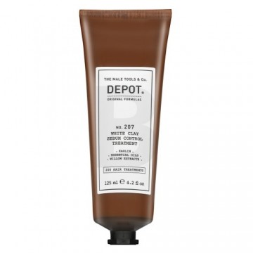 Depot Nr. 207 White Clay Sebum Control Treatment Anti-Irritation stiprinoša maska 125 ml