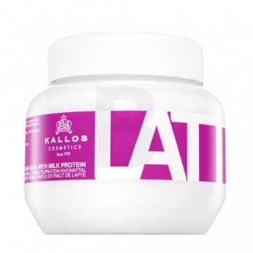 Kallos Latte Hair Mask stiprinoša maska krāsotiem, ķīmiski apstrādātiem un balinātiem matiem 275 ml