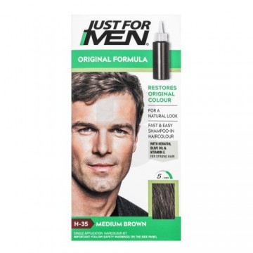 Just For Men Shampoo-in Haircolour colour shampoo for men H35 Medium Brown 66 ml