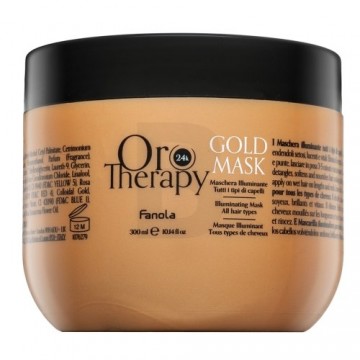 Fanola Oro Therapy 24k zelta maska Maska visiem matu tipiem 300 ml